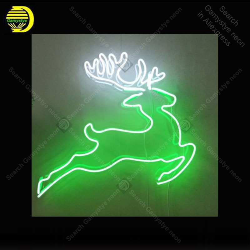 Outdoor Lighting Expressions - Neon Sign for Deer Running Shop