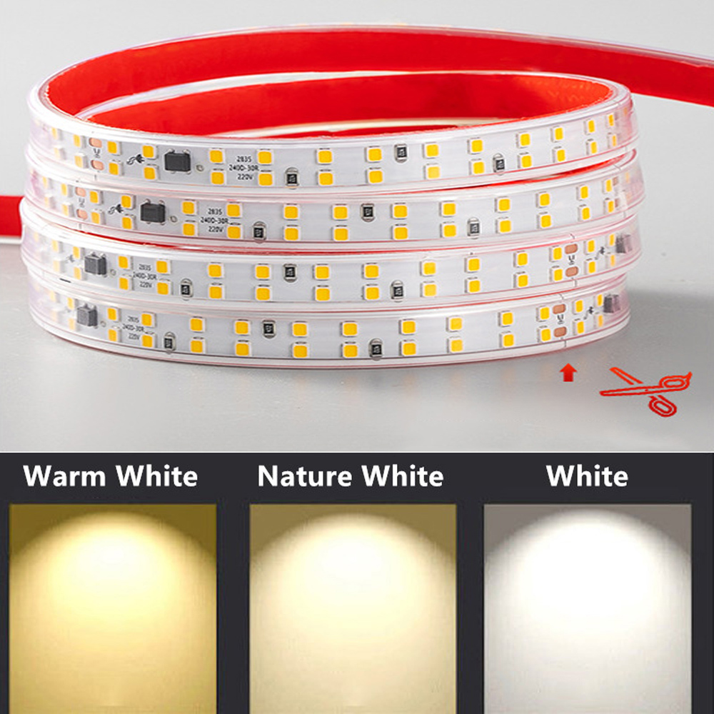 Outdoor Lighting Volt - AC Led Strip Light 220V Lamp