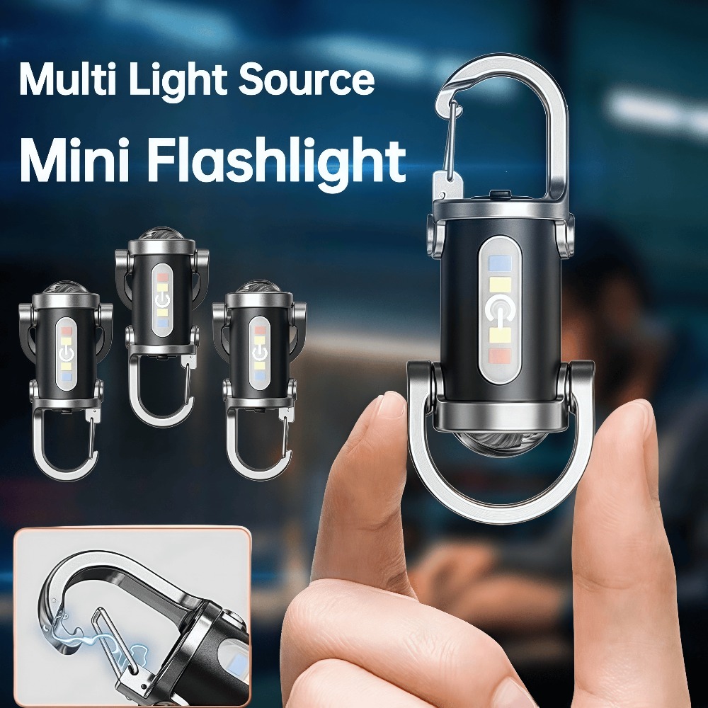 Outdoor Lighting Portable - Portable Keychain Light Mini Keyring Flashlight