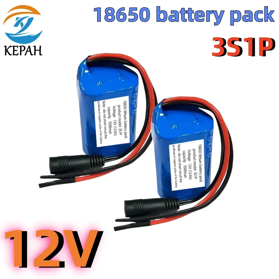 Outdoor Lighting Volt - 12V battery 3S1P 18650 Large capacity