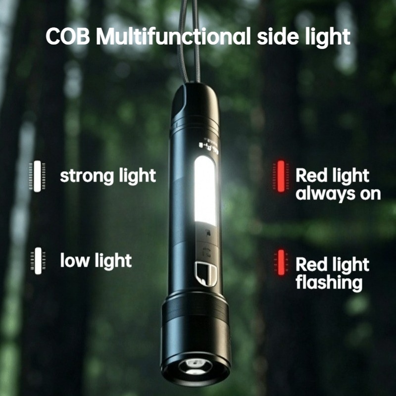 Multi Functional LED Flashligh - Outdoor Lighting Portable ulasan dan harga