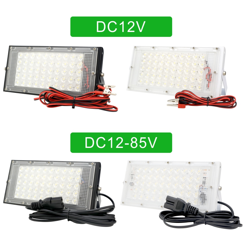 DC 12V-85V 50W Led Flood Light - Outdoor Lighting Volt ulasan dan harga