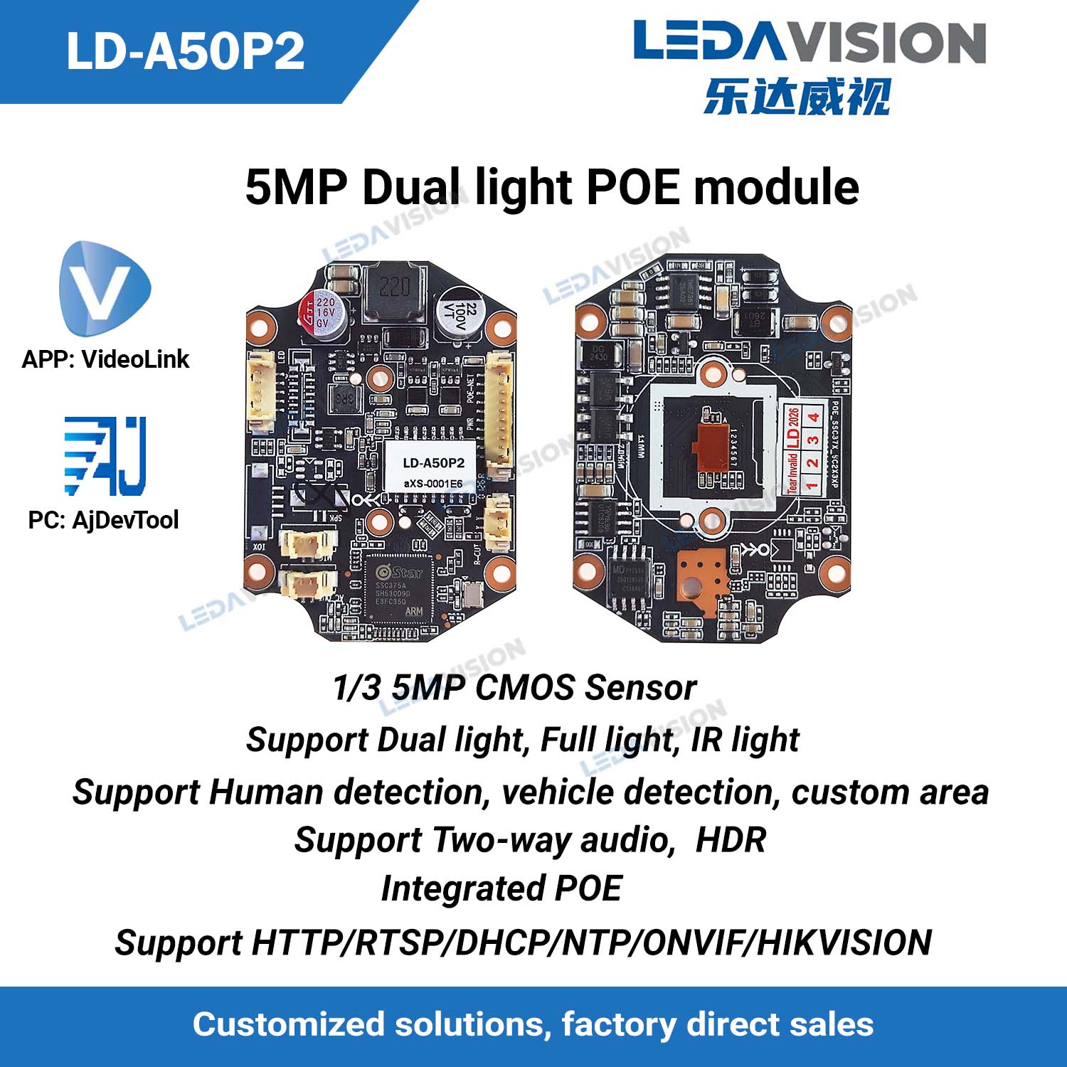 A50P2 5MP POE IP Camera Board  - Outdoor Lighting No Electricity ulasan dan harga