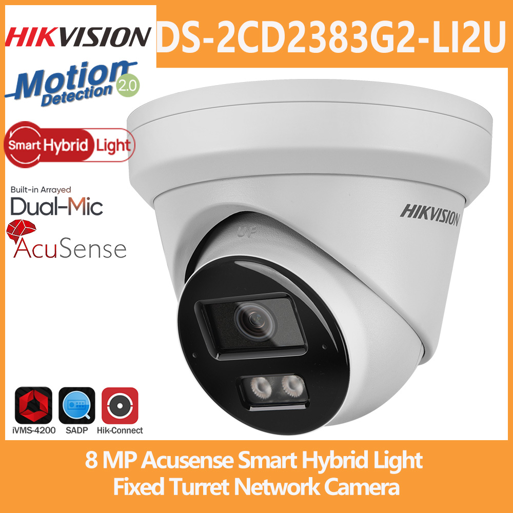 Hikvision 8MP IP Camera DS-2CD - Outdoor Lighting No Electricity ulasan dan harga