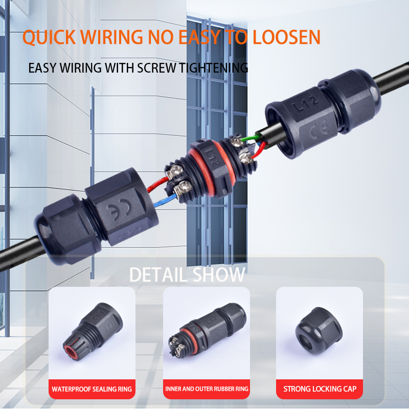 IP68 Waterproof Connector LED  - Outdoor Lighting Junction ulasan dan harga