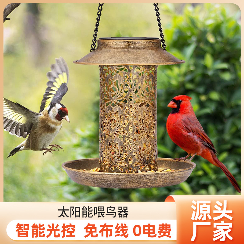 Solar Bird Feeder Metal Outdoo - Outdoor Lighting Ideas For Backyard ulasan dan harga