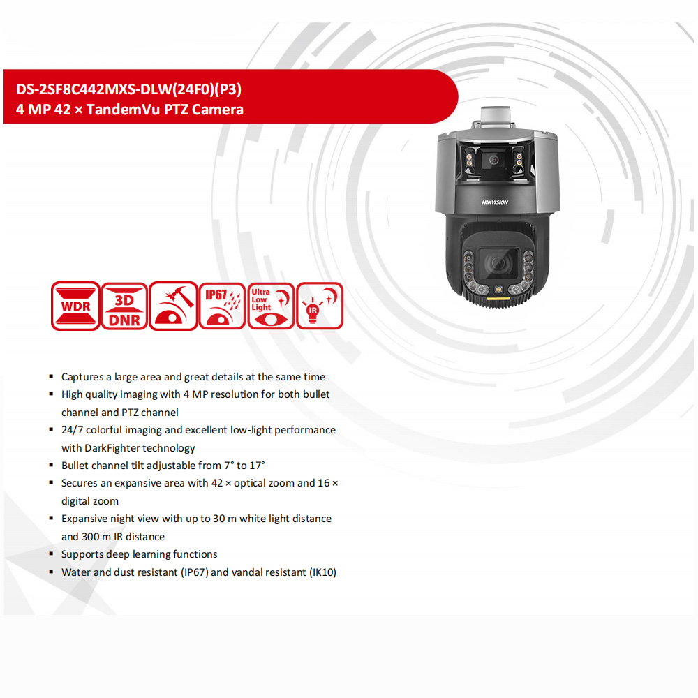 Hikvision PTZ Camera DS-2SF8C4 - Outdoor Lighting No Electricity ulasan dan harga
