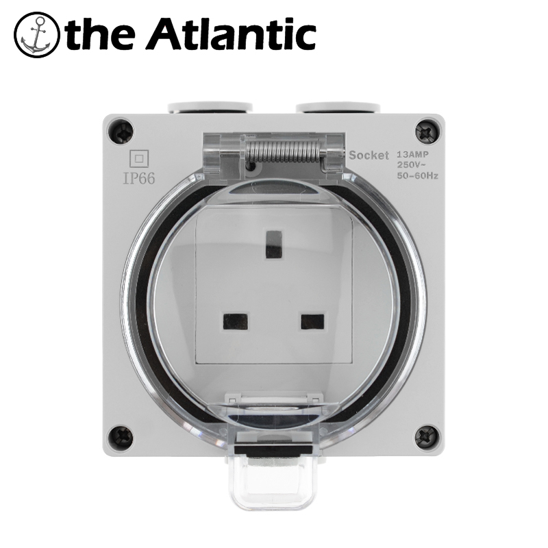 UK standard Socket Plug IP66 O - Outdoor Lighting No Outlet ulasan dan harga