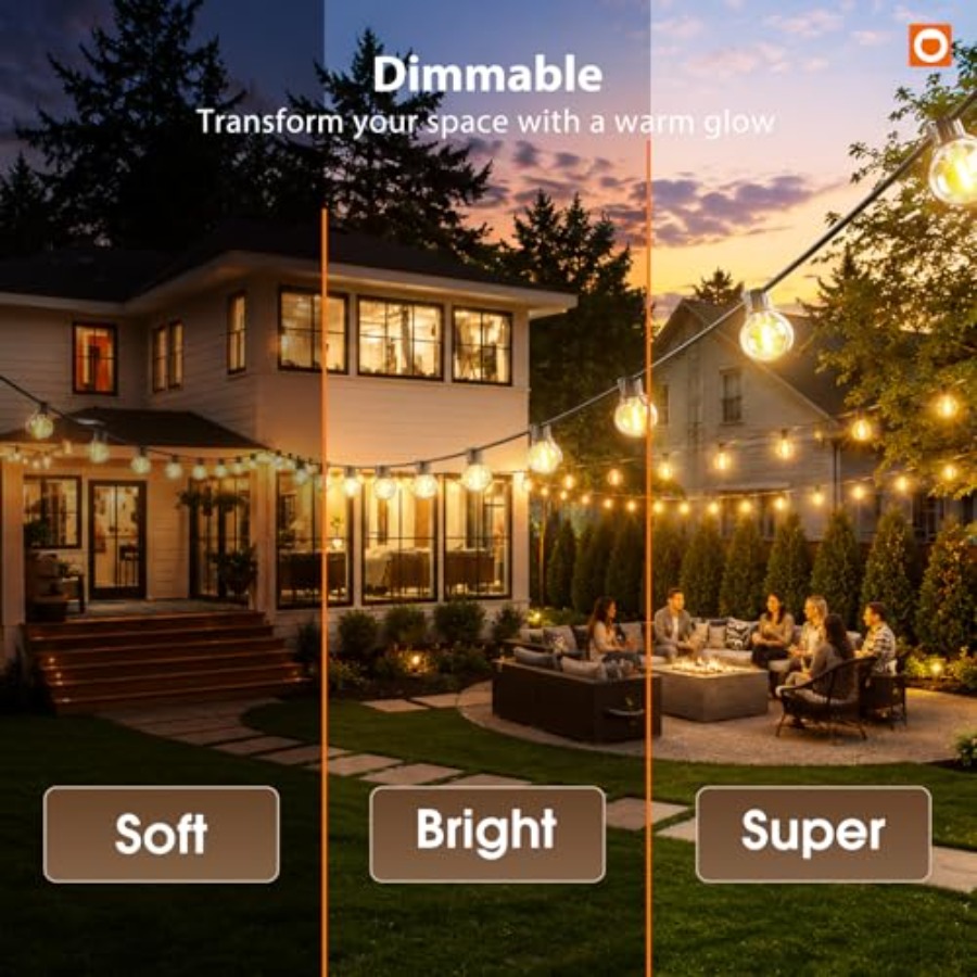 198Feet Solar String Lights Ou - Outdoor Lighting Install ulasan dan harga
