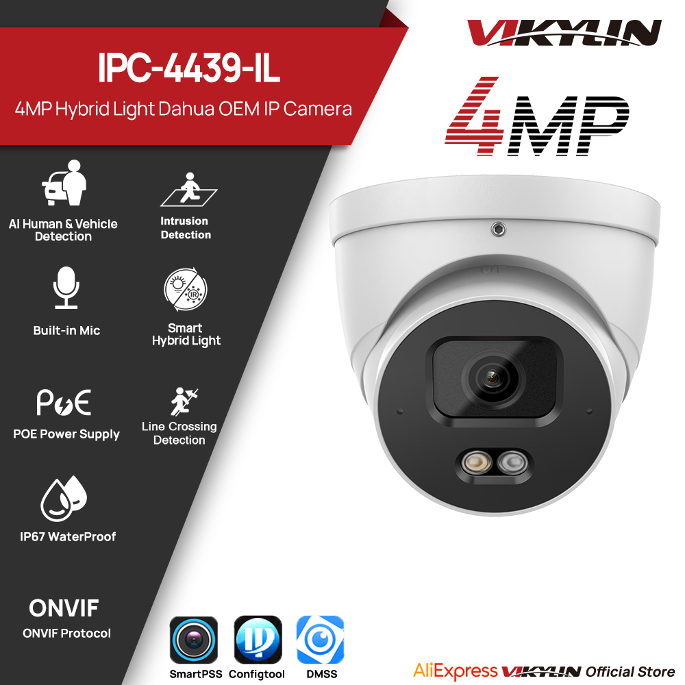 VIKYLIN 4MP IP Security Camera - Outdoor Lighting No Electricity ulasan dan harga