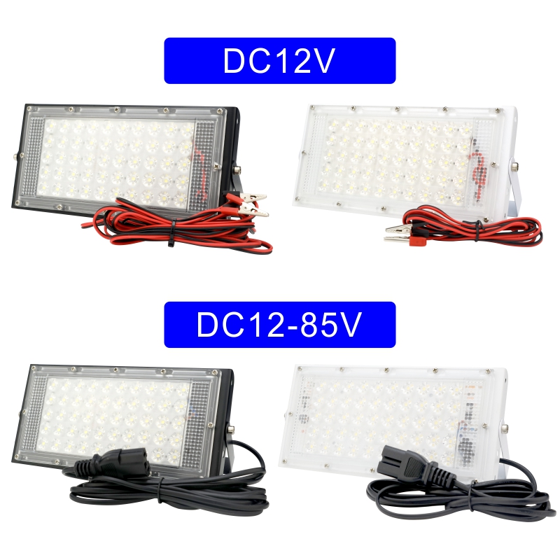 DC 12V-85V 50W Led Flood Light - Outdoor Lighting Volt ulasan dan harga