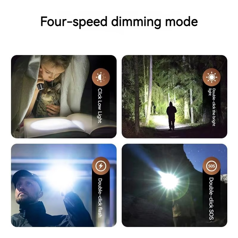 1200LM EDC Handheld Flashlight - Outdoor Lighting The Range ulasan dan harga
