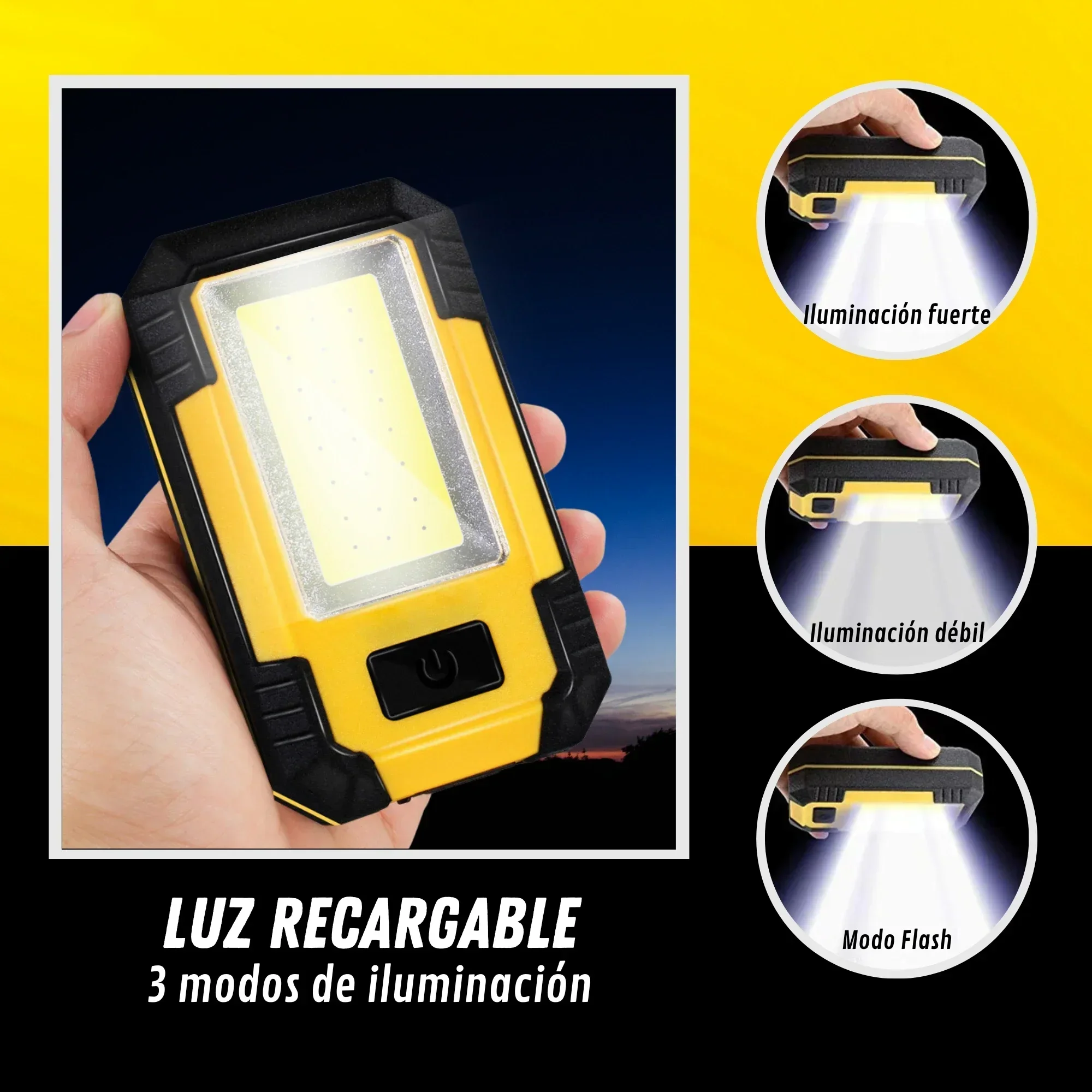 Rechargeable 4000MaH Work Ligh - Outdoor Lighting Ideas ulasan dan harga