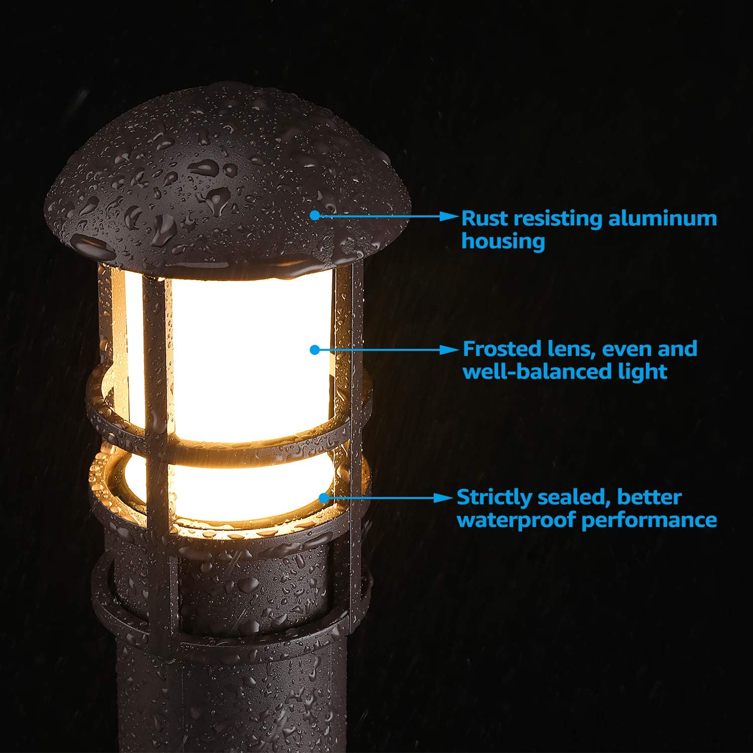 8Pcs LED Outdoor Garden Lawn L - Outdoor Lighting Install ulasan dan harga