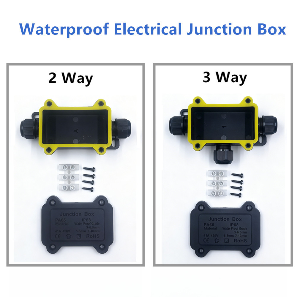 IP68 Waterproof Junction Box 2 - Outdoor Lighting Junction ulasan dan harga