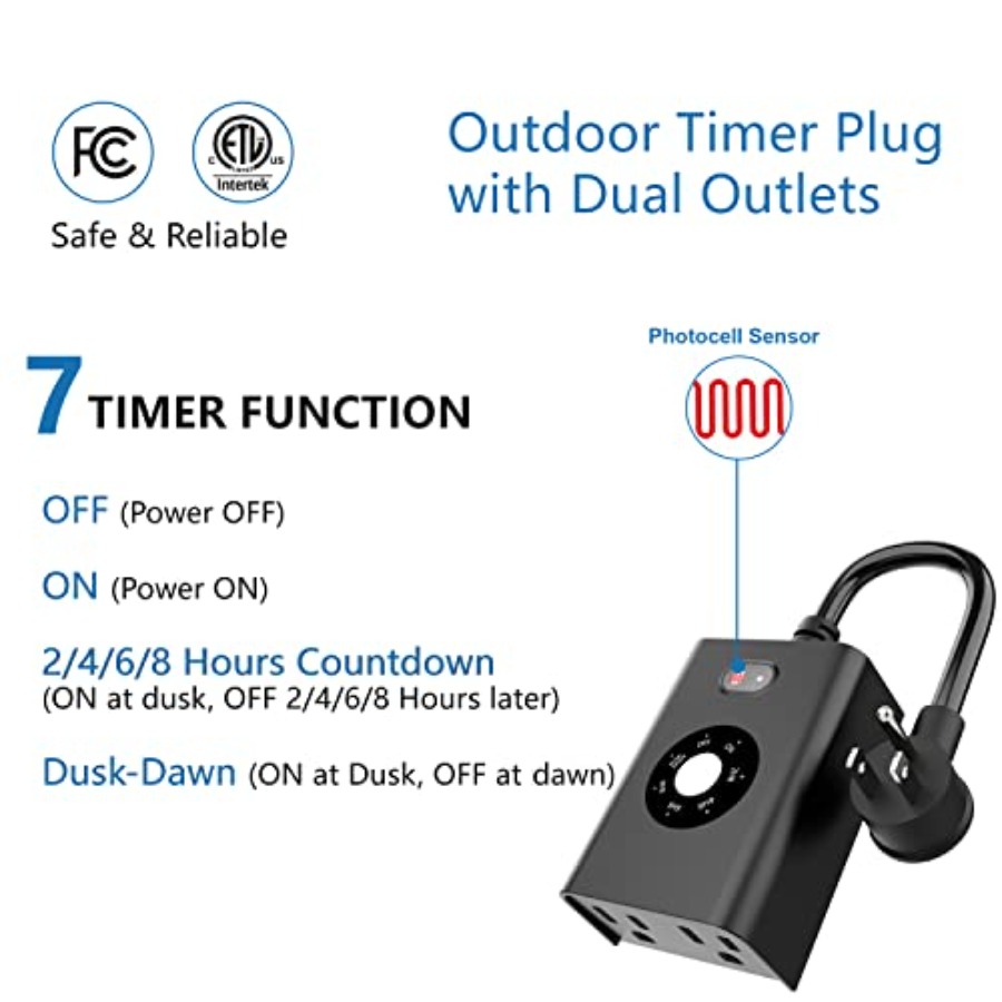Outdoor Sensor Timer for Light - Outdoor Lighting No Outlet ulasan dan harga