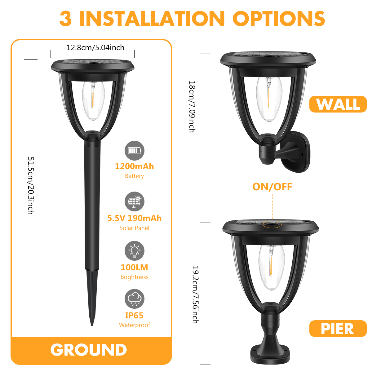 Solar Powered Light Outdoor So - Outdoor Lighting Install ulasan dan harga