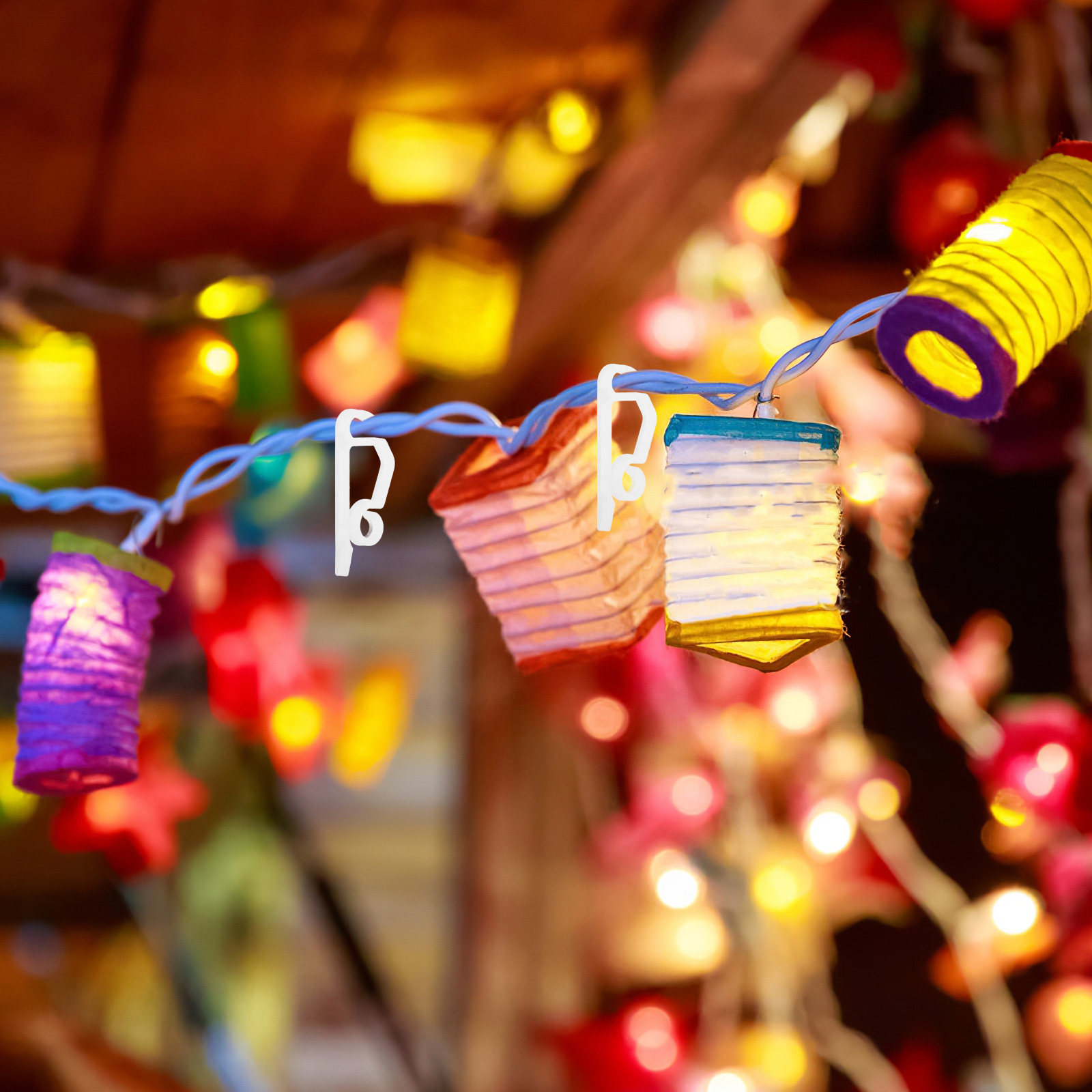 50Pcs String Light Hooks Outdo - Outdoor Lighting Install ulasan dan harga