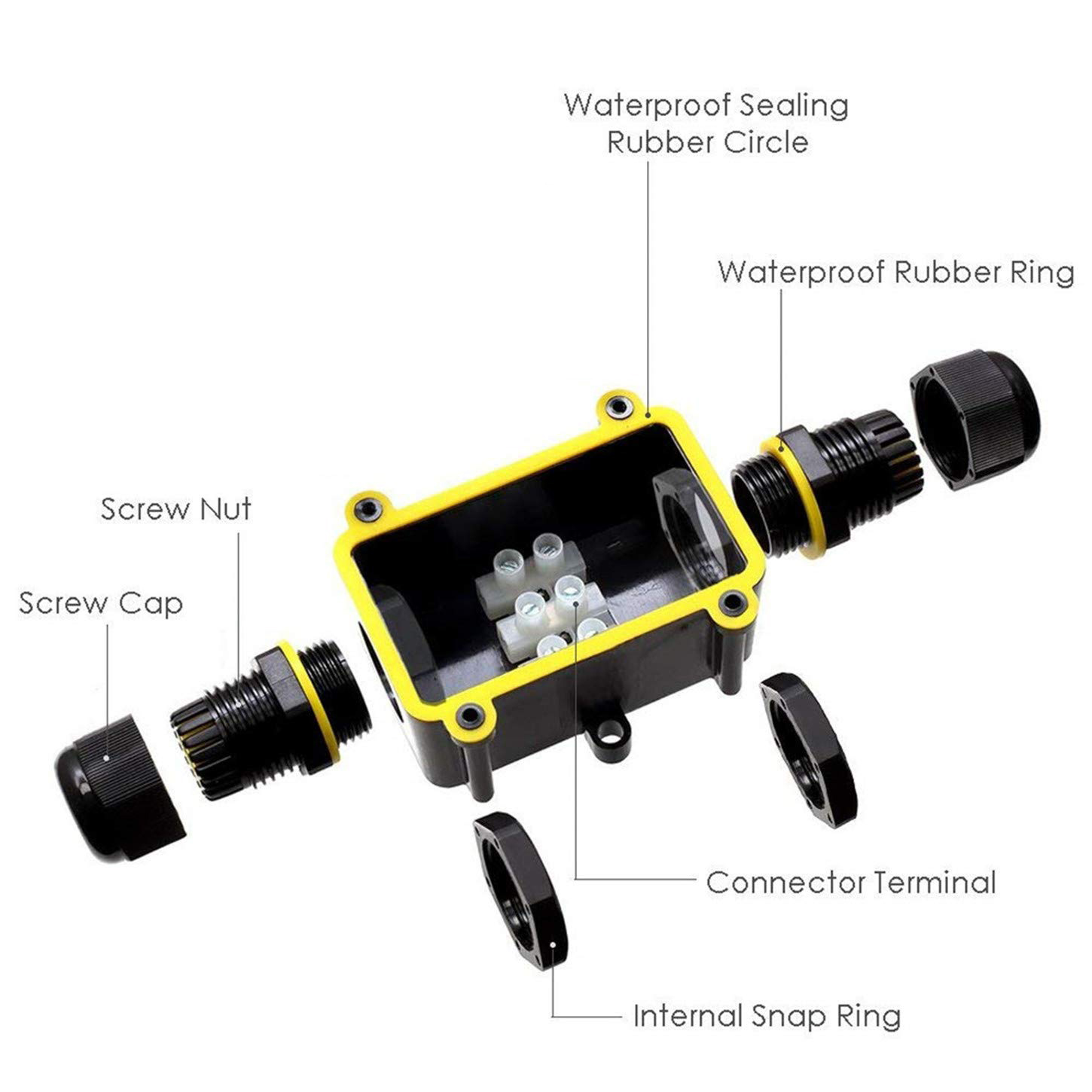 2 Way Outdoor Waterproof IP66  - Outdoor Lighting Junction ulasan dan harga
