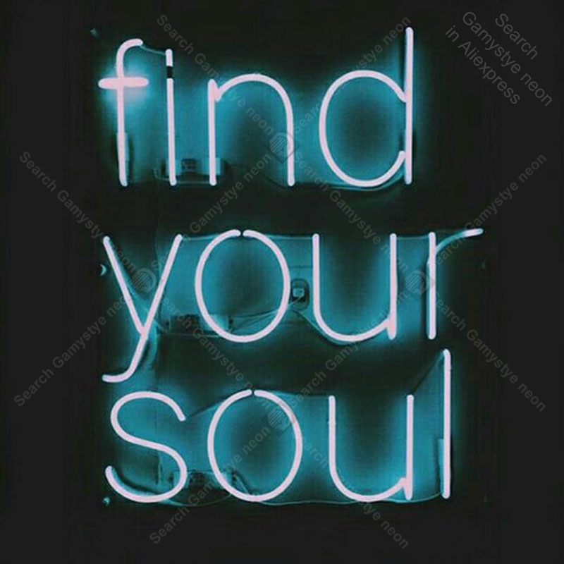 Neon Sign for Find your soul d - Outdoor Lighting Expressions ulasan dan harga