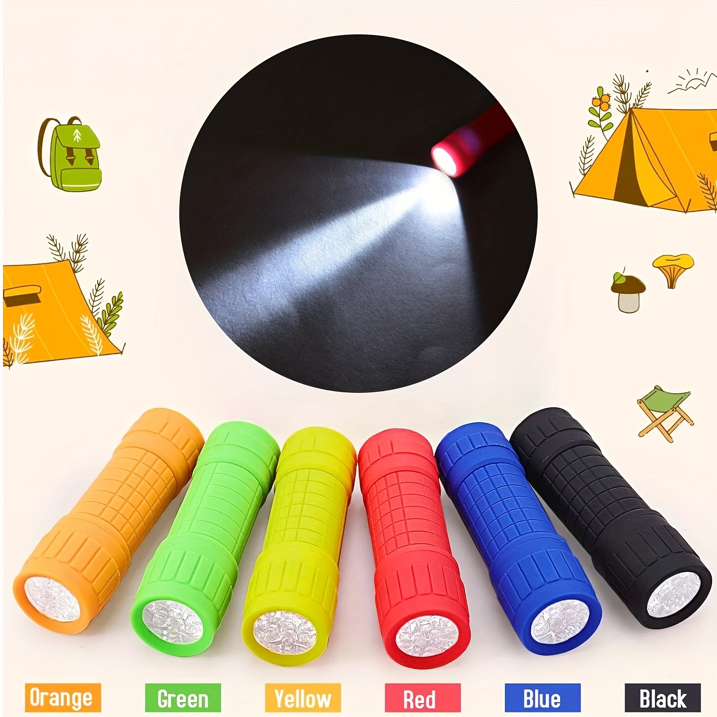Mini Portable Flashlight Nine  - Outdoor Lighting Portable ulasan dan harga