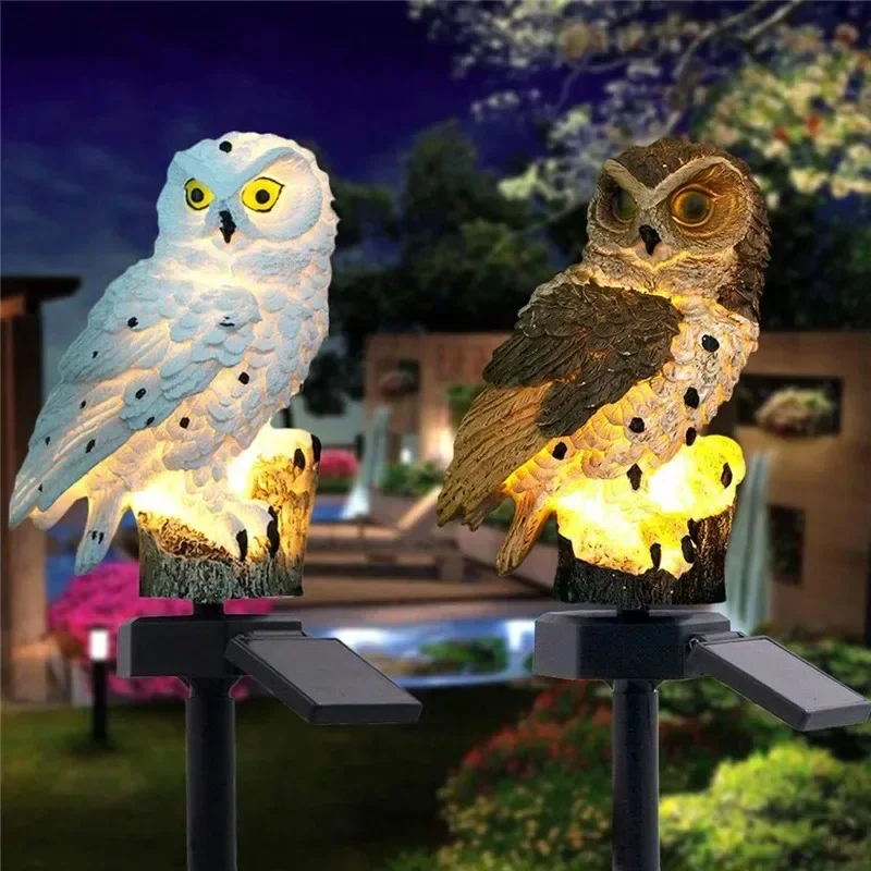 Solar Owl Statue Garden Light  - Outdoor Lighting Ideas ulasan dan harga