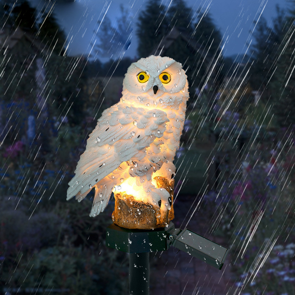 Solar Owl Statue Garden Light  - Outdoor Lighting Ideas ulasan dan harga