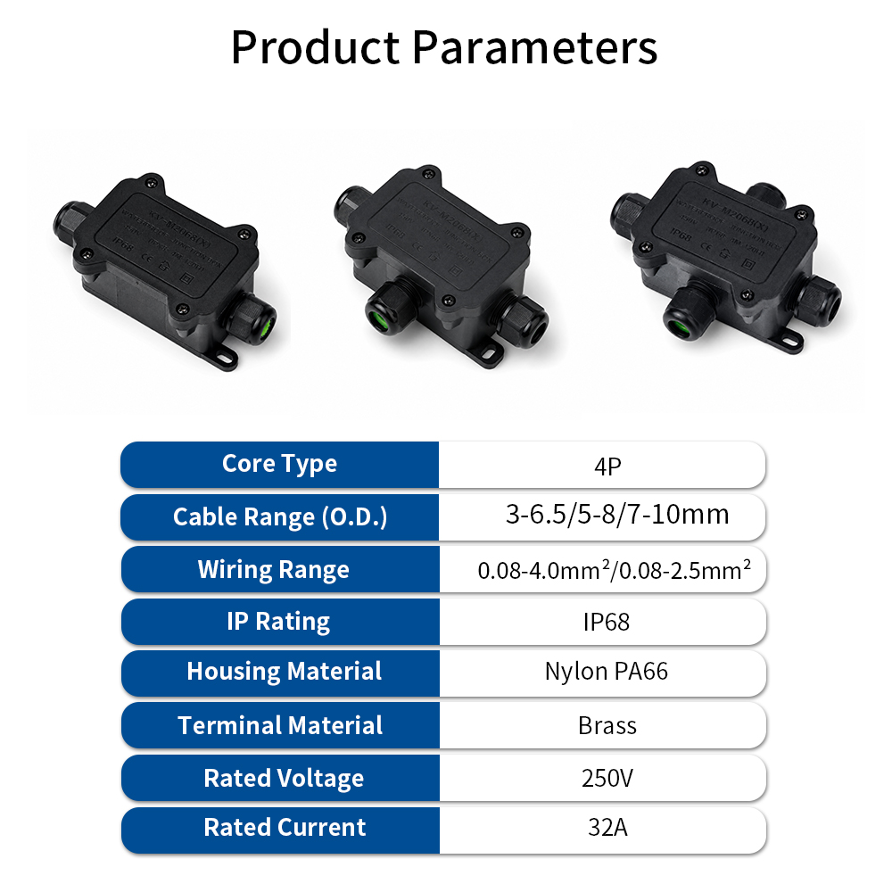 IP68 Waterproof Junction Box 2 - Outdoor Lighting Junction ulasan dan harga