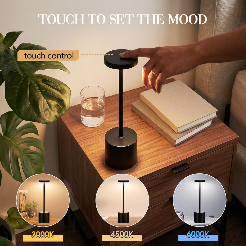 Cordless Table Lamp Set 5000mA - Outdoor Lighting Portable ulasan dan harga