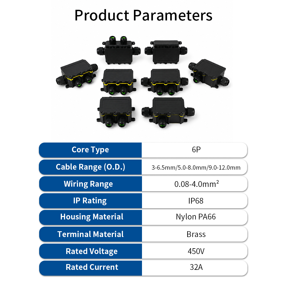IP68 Waterproof Junction Box 2 - Outdoor Lighting Junction ulasan dan harga