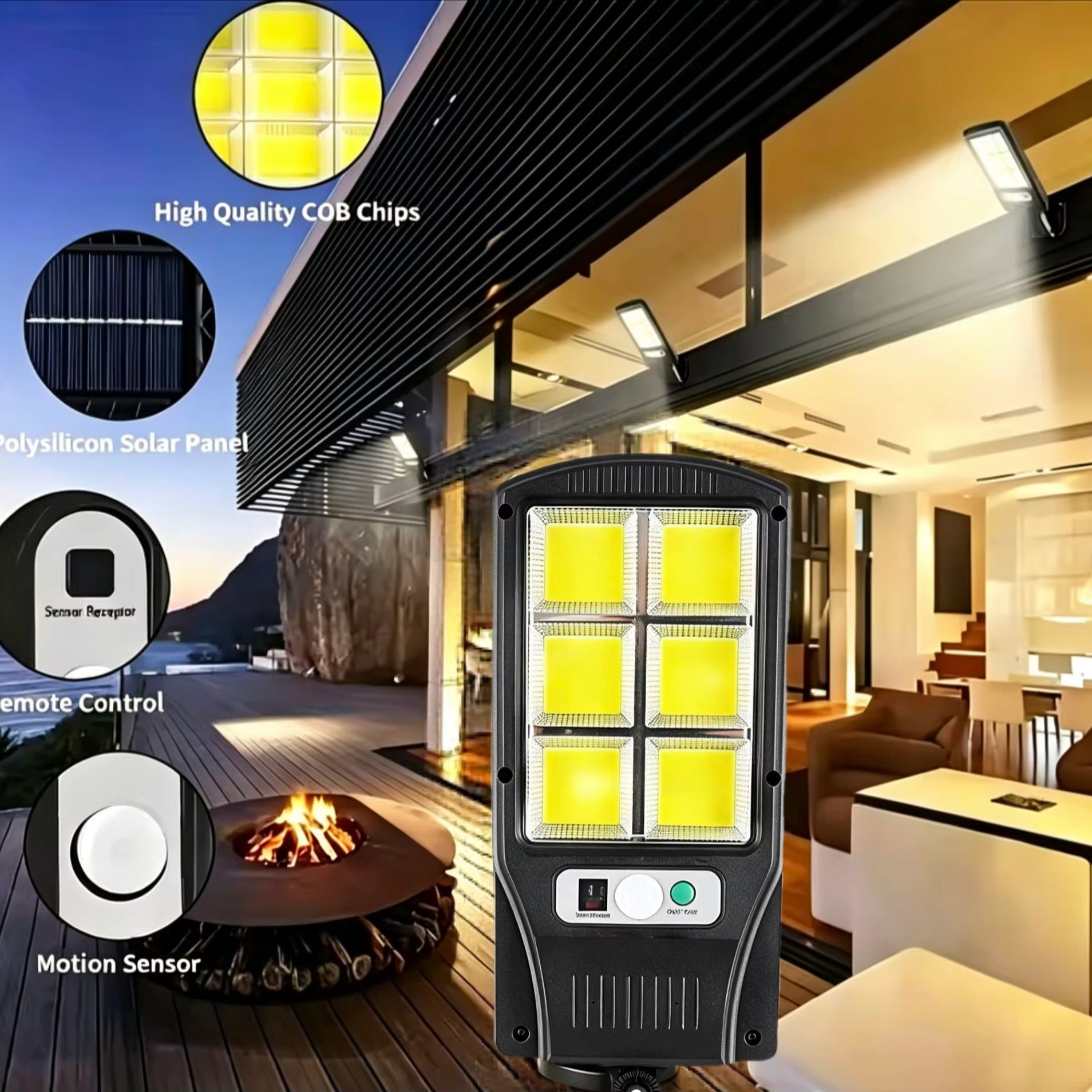 Powerful Outdoor Solar Lights  - Outdoor Lighting No Electricity ulasan dan harga