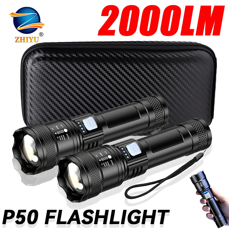 Tactical LED Flashlight 2000LM - Outdoor Lighting Ideas ulasan dan harga