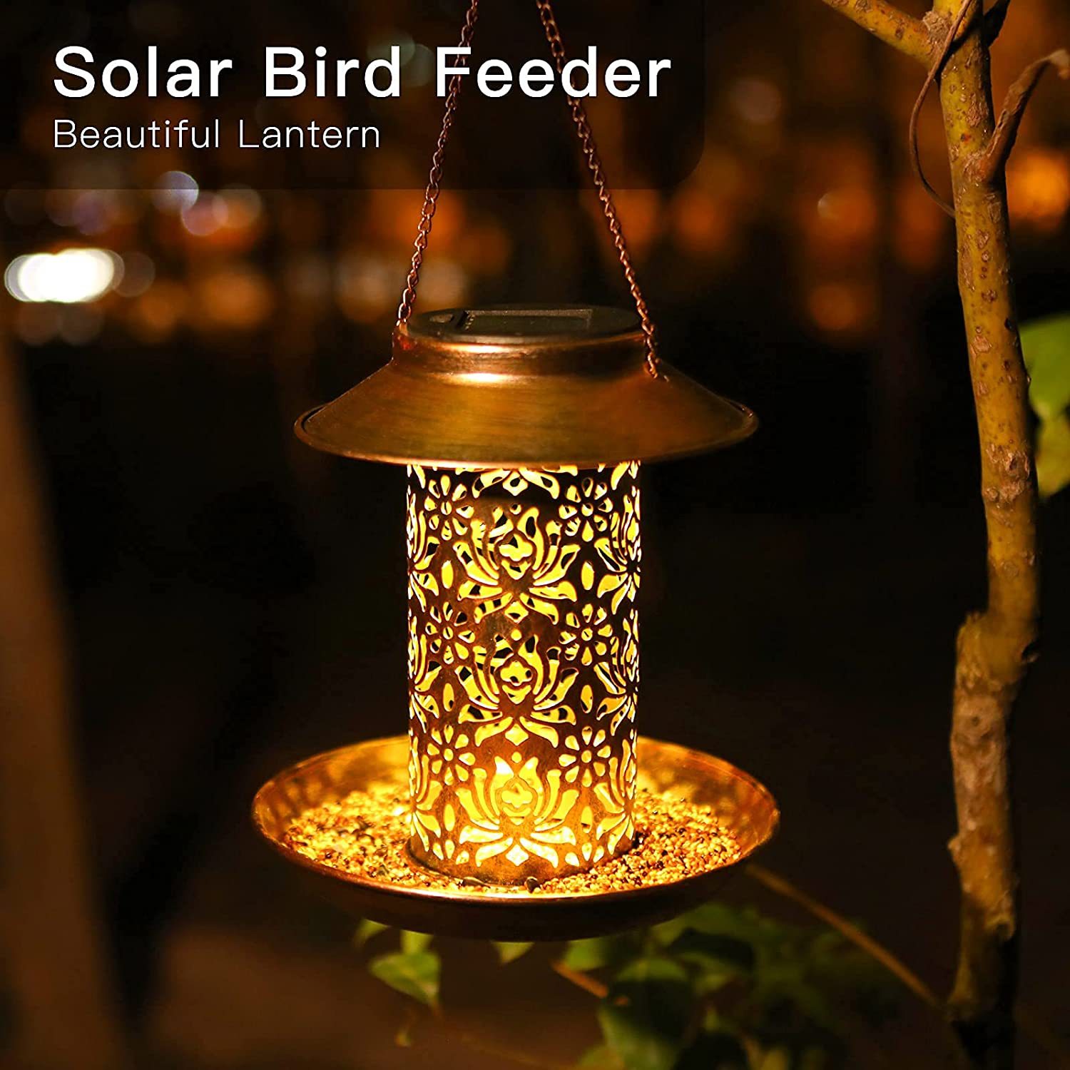 Hanging Bird House Metal Outdo - Outdoor Lighting Ideas For Backyard ulasan dan harga
