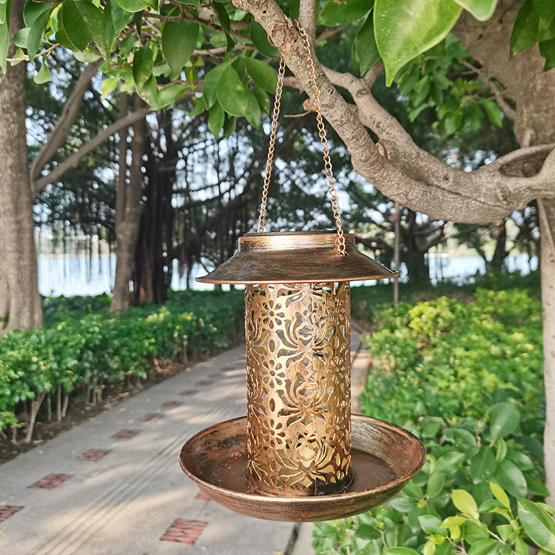 Hanging Bird House Metal Outdo - Outdoor Lighting Ideas For Backyard ulasan dan harga