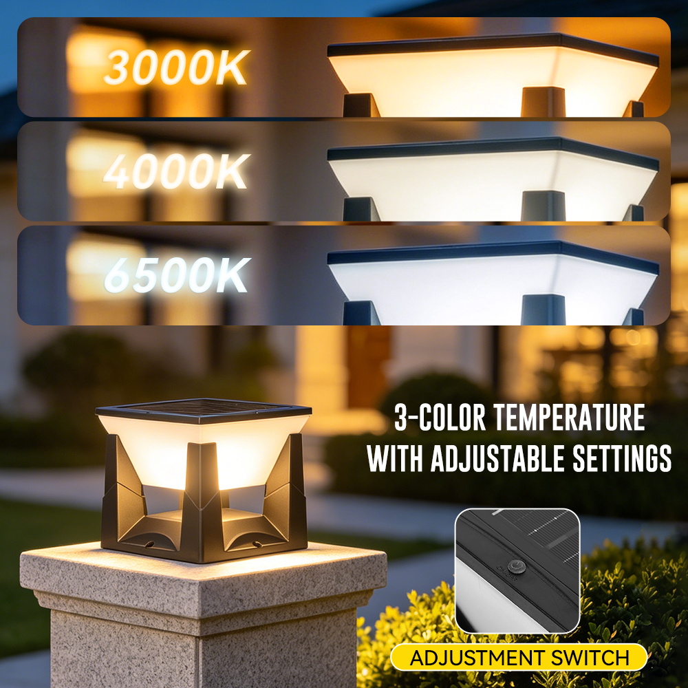 Waterproof LED Solar Pillar La - Outdoor Lighting Install ulasan dan harga