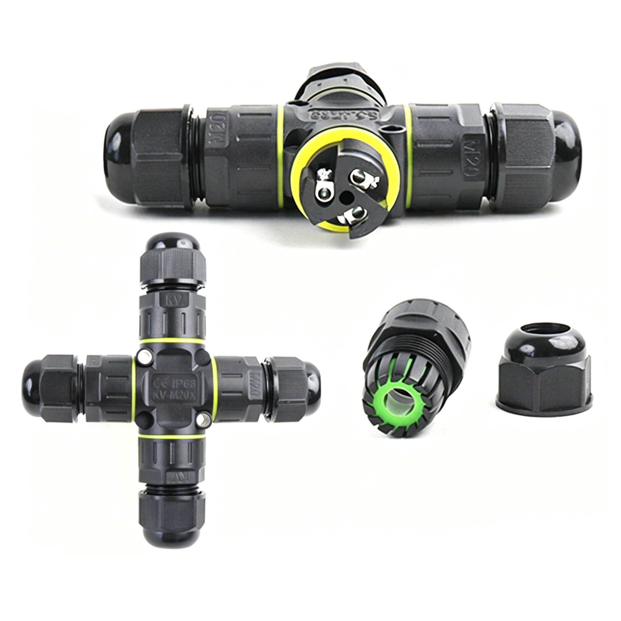 IP68 4-Way Cross Waterproof Co - Outdoor Lighting Junction ulasan dan harga