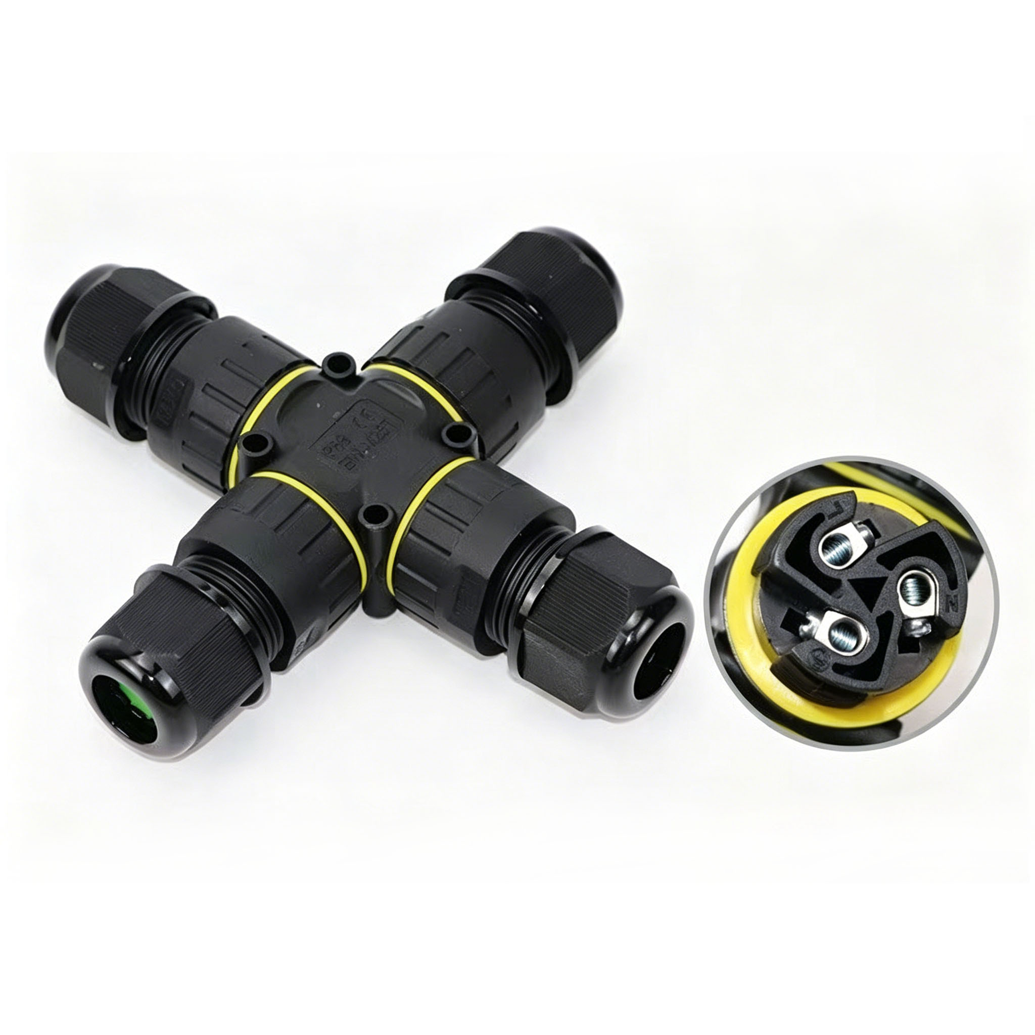 IP68 4-Way Cross Waterproof Co - Outdoor Lighting Junction ulasan dan harga